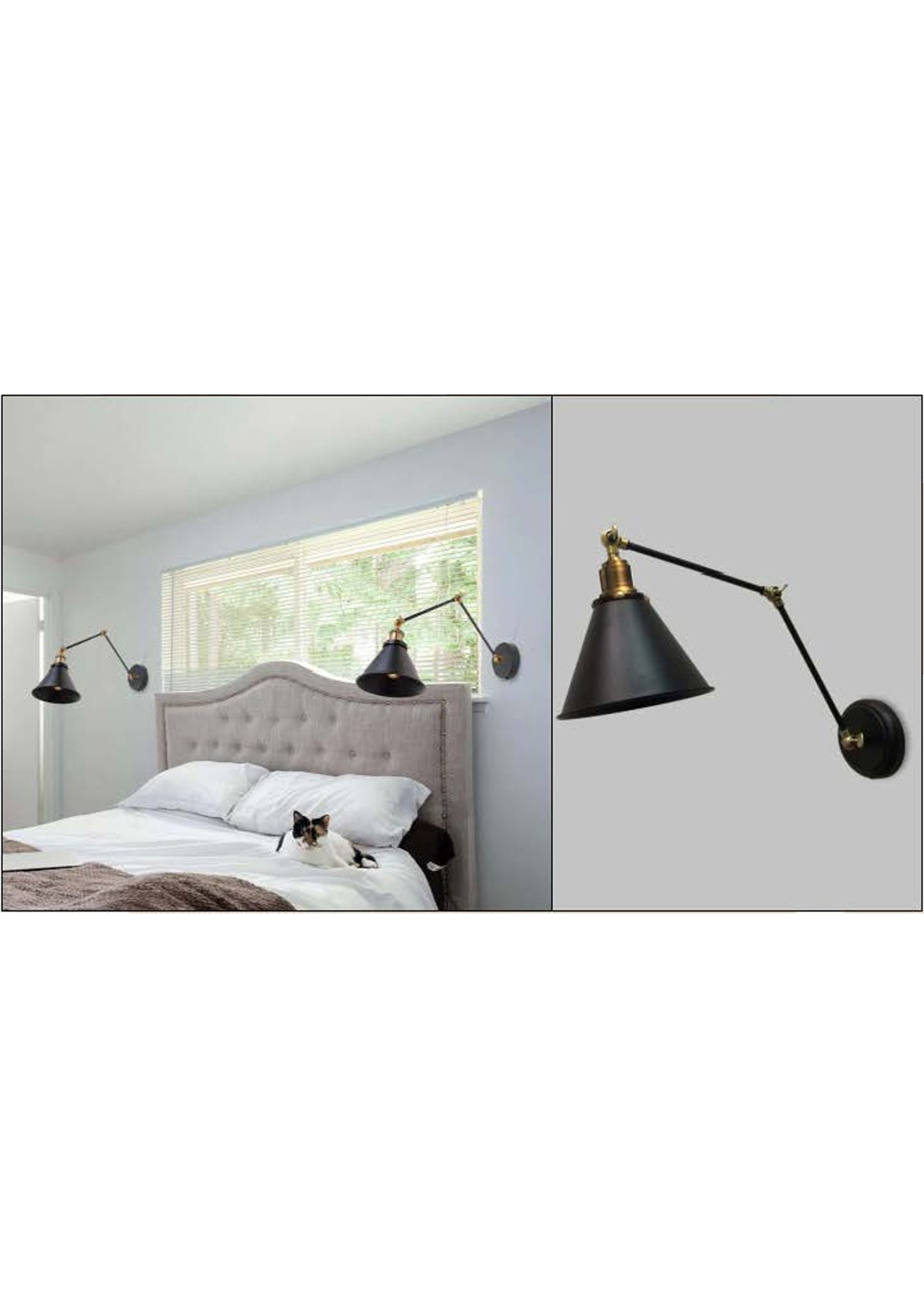 Beyond Lights - Black Wall Lamp- GL